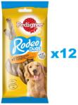 PEDIGREE Rodeo Duos 12x123g Pachet recompense cu pui si bacon pentru caini