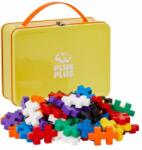 Plus-Plus Set constructie Plus-Plus, 70 piese mari, portabil, in cutie metalica, culori standard (PP3274) - ookee