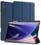 Dux Ducis Samsung Tab S10 Plus Lte Dux Ducis Domo Tok Álló, Bőr Hatású Aktív Flip, Ceruza Tartó, Sötétkék