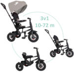Qplay Tricikli Rito air gel (Gumi) Grey, életkor 10-72 hónap - vital24