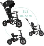 Qplay Tricikli Rito air gel (Gumi) Black, kor 10-72 hó - vital24