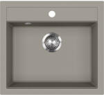 Evido Quadro 6 gránit mosogató, 562 x 510 mm, platina (442063) - olmo