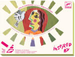 DJECO Kocka fejek - Pablo Picasso művészkészlet - Inspired by Pablo Picasso - Square Heads - DJ09386