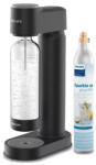 Philips ADD4901BK/10 GoZero Lite szódagép, 1db CO2 patron, 1literes palack, fekete (ADD4901BK/10)