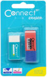 Connect Radír - 2 db-os Blister - Grafit és Golyóstoll