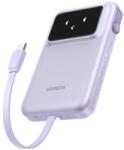 UGREEN 10000mAh Quick Charging Robot 30W Power Bank Build-in USB-C Cable, lila (35604B)