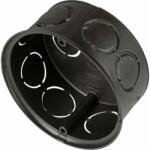  ISO-elágazó doboz átmérő: 70 mm x 70 mm fekete (391522)