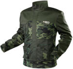 NEO TOOLS Terepmintás munkavédelmi kabát CAMO, 60% pamut, 40% polyester, 255 g/m2, XXXL (81-211-XXXL) - neo24