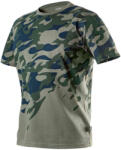 NEO TOOLS Munkavédelmi póló, CAMO, terepmintás, olíva, 100% pamut, 180g/m2, L (81-613-M) - neo24