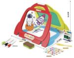 Man Yuk Toys Tablă de desen 4 în 1 cu accesorii - 14 buc