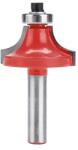 Extol Freză pentru lemn, rotunjire (freză cu cap concav), rulment, R9, 5xD31, 8xH16, mandrină: 8mm, cu vârf din carbură