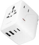 mophie Incarcator de retea Essential 70w GaN 5 Port + AC Travel Adapter White (cam_213030) - pcone