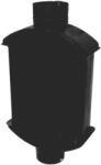 Honest Recuperator de caldura Honest 651801, 120 culoare neagra, finisaj mat