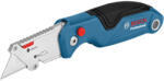 Bosch Trapézpengés kés összecsukható, pengetartóval + 3 db penge (1600A016BL)