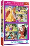 Trefl 34440 - Disney Princess - 2 x 70 db-os puzzle (34440)