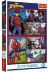 Trefl 34443 - Pókember - 2 x 70 db-os puzzle (34443)