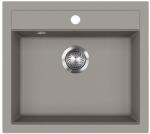 Evido Quadro 6 gránit mosogató, 562 x 510 mm, platina (EC442063)