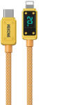 Wekome WDC-08 Vanguard sorozat - USB-C villámgyors töltéshez PD 20 W csatlakozókábel 1 m arany (WK-WDC-08_GOLD)