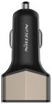 Nillkin Celerity autós töltő - 2x USB-A + 1x USB-C, 32 W arany (32W-GD)