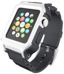 Incipio Octane Band - páncélozott szíj Apple Watchhoz 38/40/41 mm fehér/szürke (WBND-016-WHTGRY)