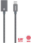Kanex DuraBraid adapter - USB-C-USB 3.0 típusú alumínium adapter Space Grey (KU3CAPV1-SG)