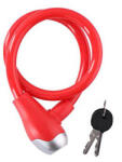 Dunlop - Kulcsos spirál biciklizár piros (E8711252075648_RED)