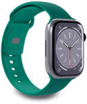 Puro ICON - Elasztikus szíj Apple Watchhoz 42/44/45/49 mm S/M & M/L Jade (PUICNAW44DKGRN)