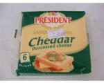 PRÉSIDENT Топено сирене с чедар слайс President 120гр
