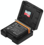 PULUZ PU339 PULUZ Kemény Műanyag Akkumulátor Tároló Doboz DJI Osmo Action 5 Pro / Action 4 / GoPro HERO12 Black /11 Black /10 Black /9 Black AHDBT-901 Akkumulátorhoz (PU339)