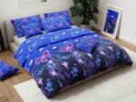  Pamut ágynemű VIOLET BUTTERFLY sötétkék Ágyneműhuzat mérete: 2 db 70 x 90 cm | 200 x 220 cm