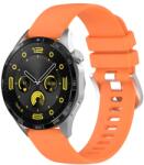  SILICONE Curea înlocuibilă pentru Huawei Watch GT 5 Pro 46mm portocaliu