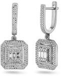 Heratis Forever Luxus gyémánt fülbevaló négyzet alakú díszítéssel Gabrielle IZBR1103AN