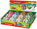 Keyroad Hegyező, 2 lyukú, 24 db/display, Keyroad Dou-Power, vegyes színek (54328) - cartridge