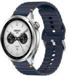  WAVY Curea din silicon pentru Xiaomi Watch S4 albastru închis