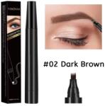 SELA Creion pentru sprâncene Microblading, Dark Brown 16g - rezistent la apă Sela