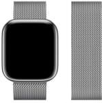 Forcell Milanese Loop - Apple Watch 38/40/41mm fém szíj (ezüst)