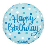 Prima Szülinapi lufi 18" 45cm Happy Birthday (LUFI733829)