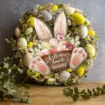  Nyomtatott dekorkarton - Nyuszi tappancsos húsvéti kosár - kosarbolt