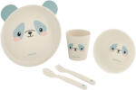 Kikkaboo Сет за хранене от бамбук KikkaBoo - Panda, Blue (31302040072)