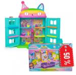 Gabby’s Dollhouse Pachet de petrecere Casa magică a lui Gaby + set de joacă cu role la jumătate de preț (AS_6070742_6069755) Papusa