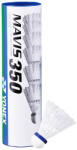 YONEX Fluturași de badmint Mavis 350 White (6 Pack) dungă albastră (până la 11-21°C)