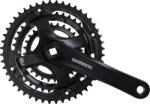 SHIMANO Hajtómű Ty 175mm-48x38x28f Négyszögtengelyes Fekete Hg 6/7/8-as - elitebike