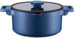 Ambition Oala cu capac 28cm, 6.8L, invelis Qualum Ceramic, Cobalt (61294)