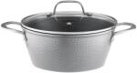 Ambition Oala cu capac 24cm, 3.7L, invelis Qualum Basic, Bubble (61265)