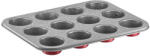Ambition Forma briose 35x26.5x3cm, 12 portii, cu invelis Non-stick, Cherry (83019)