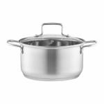 Ambition Oala inox cu capac 20cm, 3L, Hugo (44459)