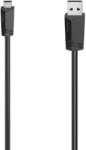 Hama Cablu de date Hama 200605, Mini-USB - USB, 0.75 m (Negru) (Hama 200605)