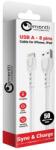 Lemontti Cablu Lemontti LEMCULGHTA USB-A la Tip Lightning Lungime 0.5M Alb (LEMCULGHTA)