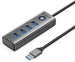 ORICO PDD4U-U3 4x USB-A 3.0 Hub - szürke