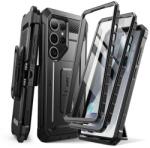 SUPCASE Samsung S25 Ultra Supcase Unicorn Beetle Pro Műanyag Telefonvédő 360°-Os Védelem, Műanyag Előlap, Fekete